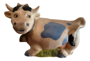 Cow Table Lamp from Heico, 1970s