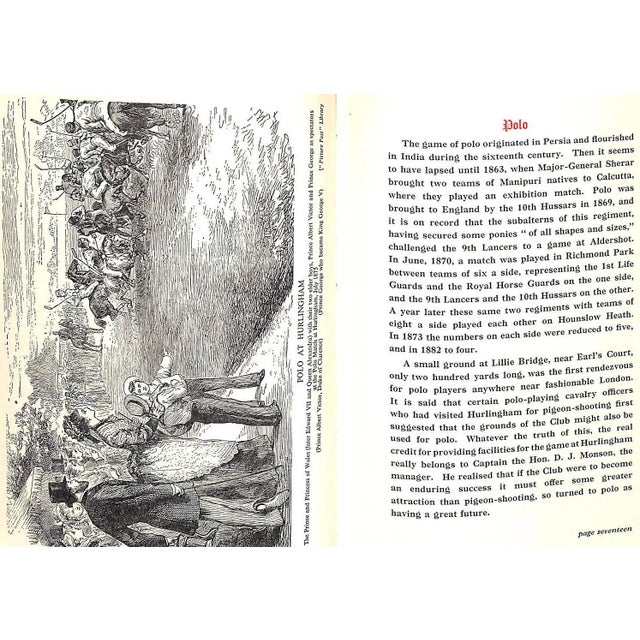 "The Hurlingham Club 1869-1953" Dorling, Captain Taprell For Sale - Image 9 of 11