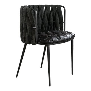 Milano Dining Chair in Black For Sale