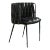 Milano Dining Chair in Black For Sale
