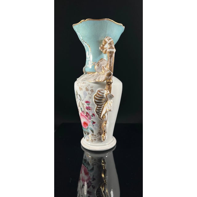 Ceramic Late 19th Century Old Paris Porcelain Handled Vase For Sale - Image 7 of 11