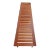 Slatted Wood Bench Table After Hans Wegner For Sale