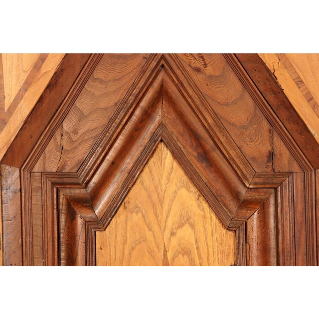 Brown Antique Cabinet in Oak, 1710 For Sale - Image 8 of 18