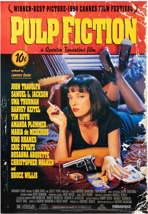 Pulp Fiction Movie Poster, 1994