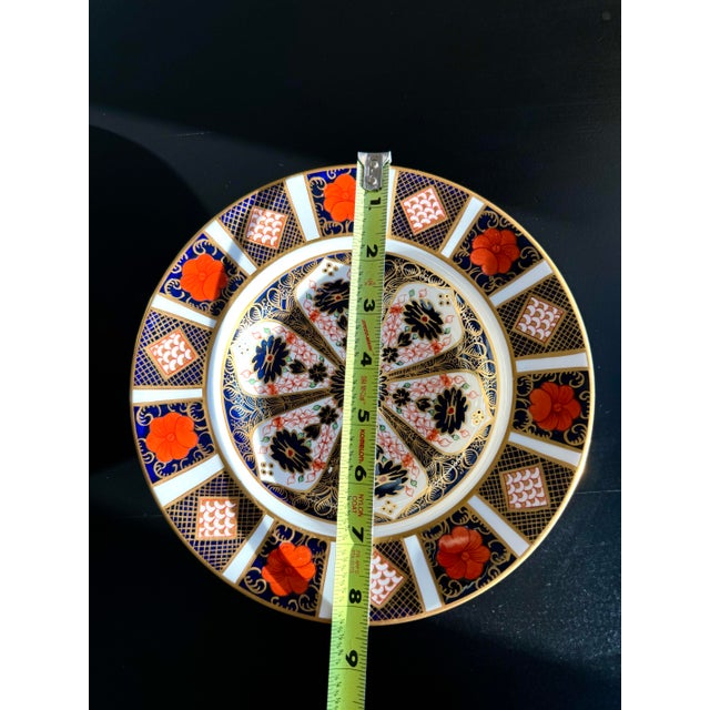1975 Royal Crown Derby Old Imari ~ Pattern 1128 ~ XXXVIII ~ Rimmed Soup Bowl For Sale In Dallas - Image 6 of 7