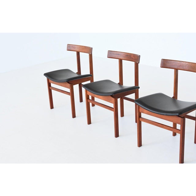 Danish #193 Dining Chairs in Teak by Inger Klingenberg for France & Søn, 1960s, Set of 4 For Sale - Image 9 of 18