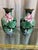 Pair of early 19th century Chinoiserie Cloisonné hand painted peonies vases.