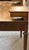 Walnut Writing Desk With Drawers and Wicker Accents With Complimentary Matching Wooden Wicker Chair For Sale - Image 9 of 13