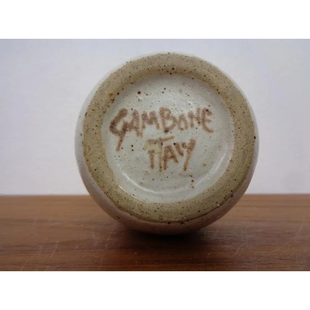Minimalist Stoneware Vase by Bruno Gambone, Italy, 1970s For Sale - Image 6 of 12