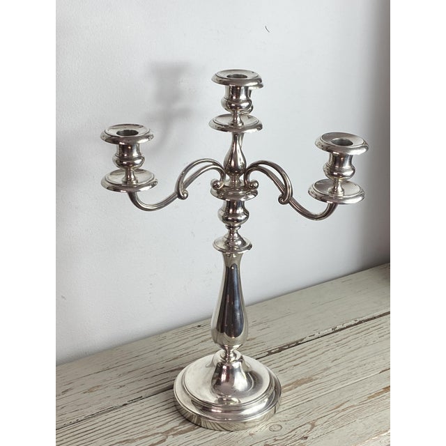 Silver-Plated Metal Candleholder from Christofle, France, 1890s For Sale - Image 18 of 18