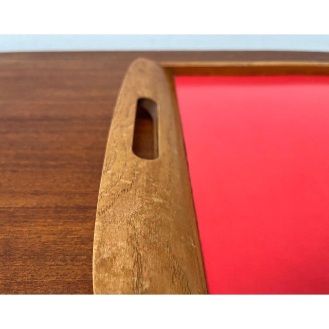 Mid-Century Wooden Tray, 1960s For Sale - Image 13 of 16