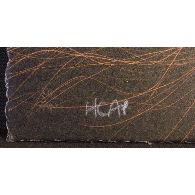 Frank Howell "Raven Songs" Hand Colored Lithograph Unframed 1991 8x14 For Sale - Image 4 of 5