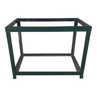 Small Antique Metal and Glass Aquarium For Sale