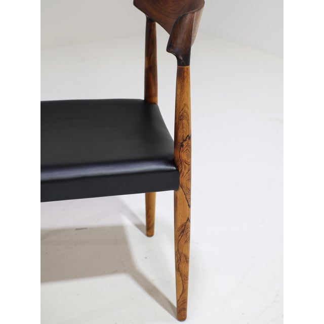 Danish 343 Dining Chairs in Rosewood by Knud Faerch for Slagelse Møbelværk, 1960s, Set of 6 For Sale - Image 10 of 18