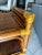 Wood Mid-Century Three-Tier Bamboo & Caning Bar Cart For Sale - Image 7 of 12