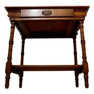 Antique, 19th Century Turned Pine Occasional Table For Sale