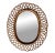 Tan Bamboo Mirror, 1950s For Sale - Image 11 of 11