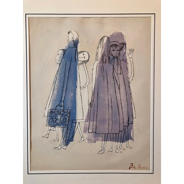 Ben Shahn, Ben Shahn Original Hand Signed Litho WPA Artist Rilke Poem Lithograph Portfolio, 1968 For Sale In Miami - Image 6 of 7