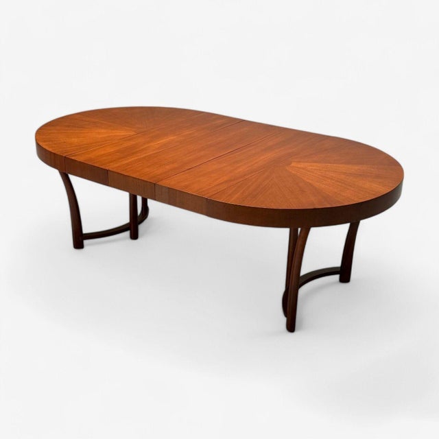 T. H. Robsjohn-Gibbings, Widdicomb, Expandable Dining Table, Walnut, Usa, 1960s For Sale - Image 9 of 12