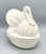 Vintage Ceramic Turkey Tureen Covered Dish – White Glazed Thanksgiving Centerpiece For Sale - Image 11 of 12