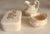 Hollywood Regency Ivory Porcelain Jewelry Box With Gold Detail by Lenox For Sale In Palm Springs - Image 6 of 9