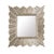 Contemporary Matthew Izzo Home Raymond Silver Leaf Rectangular Wall Mirror For Sale - Image 3 of 3