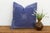Large 24" Sq Indigo Jaipur Blockprint Linen Pillow Cover For Sale In Los Angeles - Image 6 of 6