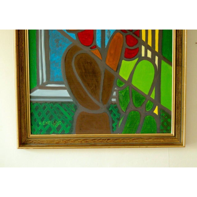 1970s Kirstie Ekelund, The Touch, 1975, Oil on Canvas, Framed For Sale - Image 5 of 11