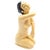 Mid 20th Century Pair of Vintage Japanese Bathing Beauty Female Nude Figurine Sculptures, Figurative Mid-Century Art Objects For Sale - Image 5 of 18