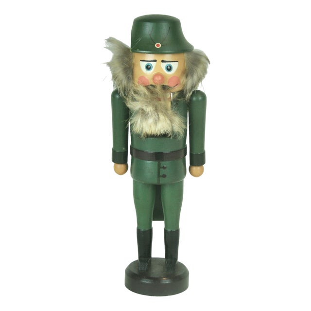 German Nutcracker in Green Costume, 1960s For Sale