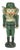 German Nutcracker in Green Costume, 1960s For Sale