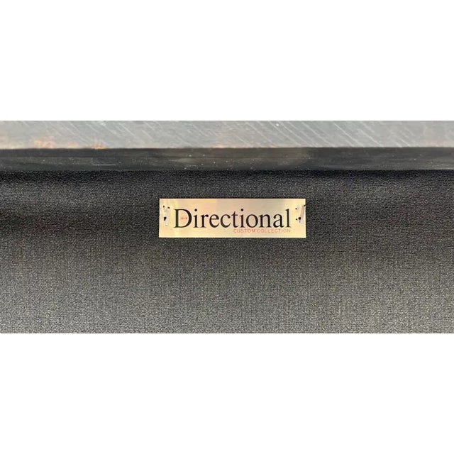 Red Milo Baughman Style Directional Deep Red Velvet & Ebony Mahogany Club Chairs For Sale - Image 8 of 11