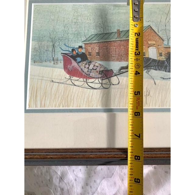 Vintage Pat Buckley Moss- Lauber Hill Hand Signed Limited Edition Lithograph Framed For Sale - Image 10 of 12