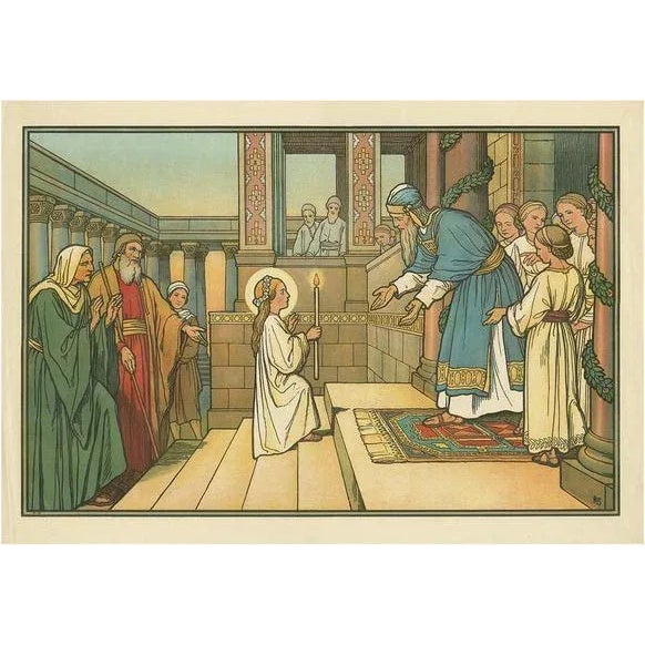 1910s Dr. Ecker, The Presentation of Mary, 1913, Print For Sale - Image 5 of 5