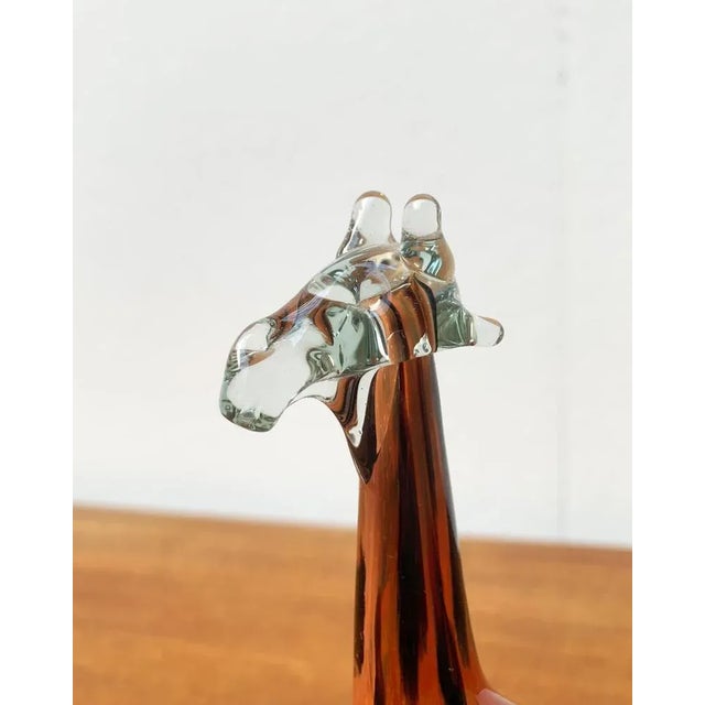 Vintage Handmade African Glass Giraffe from Ngwenya Glass For Sale - Image 16 of 18