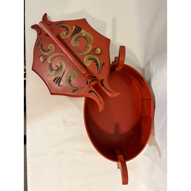 Vintage Norwegian Rune Box Artist Signed Folk Art For Sale In Mobile - Image 6 of 11