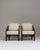 Pair of 20th Century French Dark Brown Mid-Century Organic Modernism Faux Bamboo Upholstered Armchairs For Sale - Image 15 of 15