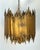 Late 20th Century Vintage Tom Greene Brutalist Torch Cut Brass Chandelier For Sale - Image 5 of 12