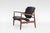 FD136 Lounge Chair in Black Leather and Teak by Finn Juhl, France, 1960s For Sale - Image 11 of 11