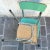 Children's Chair in Green Formica, 1960s For Sale - Image 11 of 12