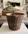 Vintage Solid Brass Woven Basket With Swing Handles For Sale - Image 12 of 12