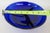 Blue Cobalt Blue Glass Relish Dish Round 3 Compartment Sectioned Serving Bowl 4907b For Sale - Image 8 of 12