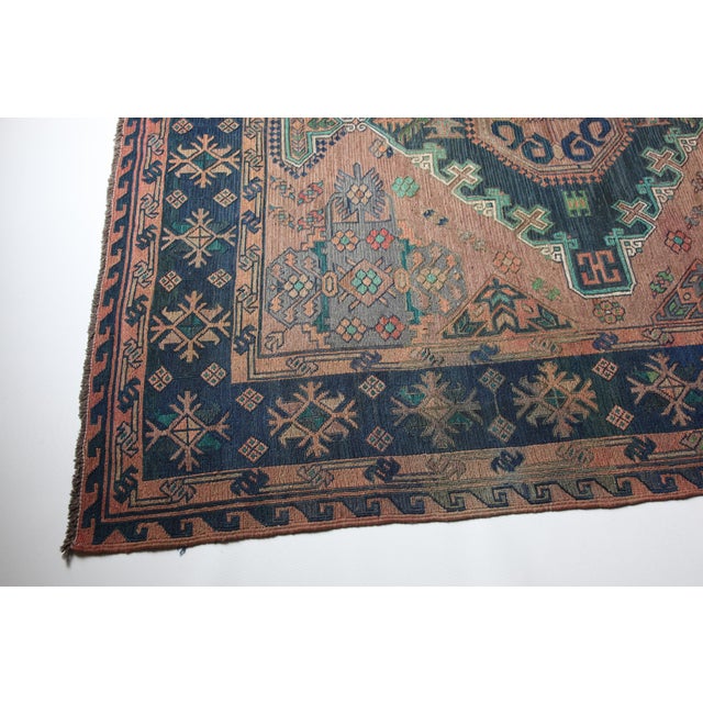 Hand Woven Embroidery Vintage Floor Kilim -11' 6'' X 6' For Sale In Tampa - Image 6 of 14