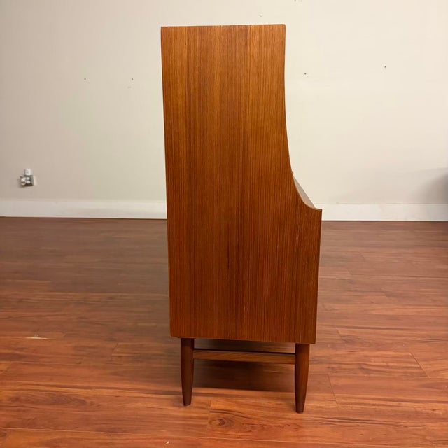 G-Plan Furniture G-Plan Brasilia Compact Teak Tall Sideboard For Sale - Image 4 of 14