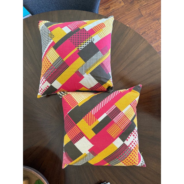 100% linen Contemporary pattern Feather and down fill