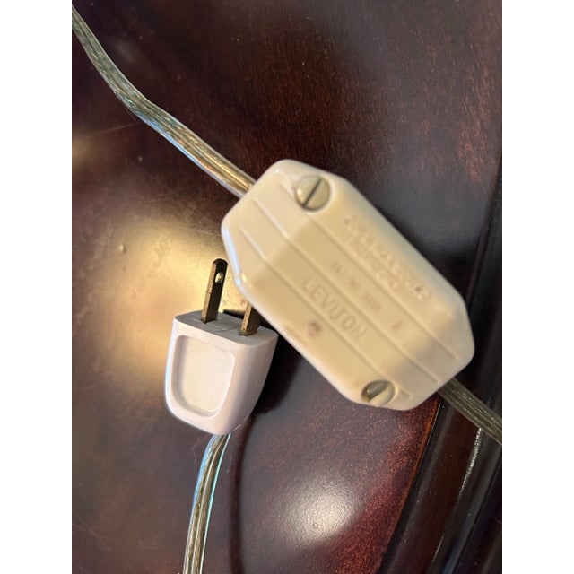 Yellow 1940s Glazed Ceramic Huge Chinese Lamp For Sale - Image 8 of 12