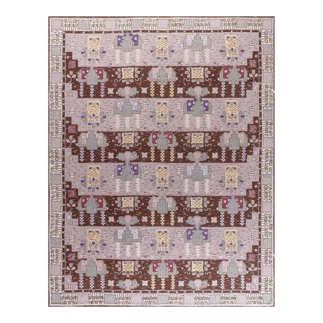 Modern Swedish Flossa Pile Rug by Doris Leslie Blau For Sale