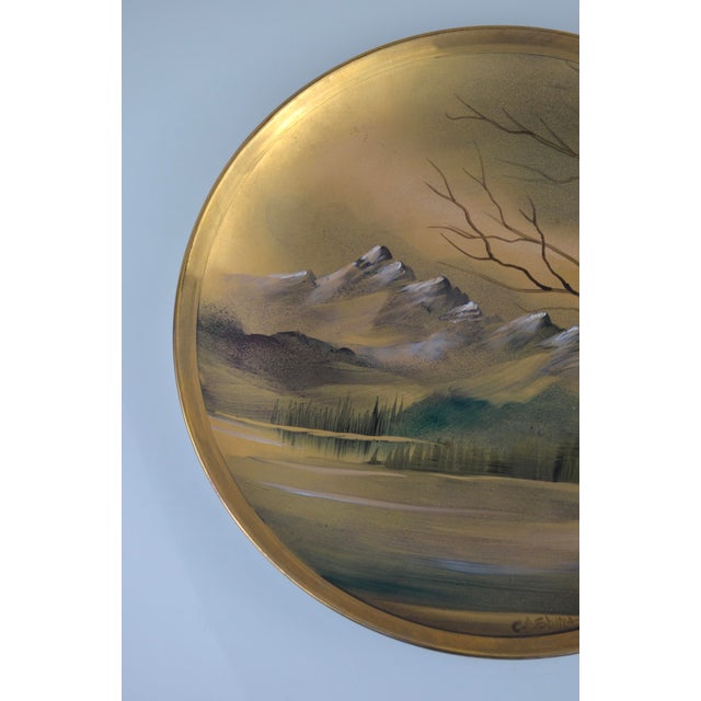 Hand-Painted Porcelain Plates from Carlos Alberto Spina, 1980, Set of 2 For Sale - Image 11 of 17