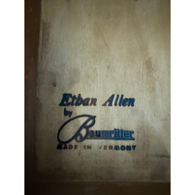 Ethan Allen by Baumritter “Made in Vermont night stand. It’s a Mid-20th century, high-quality, solid wood Early...