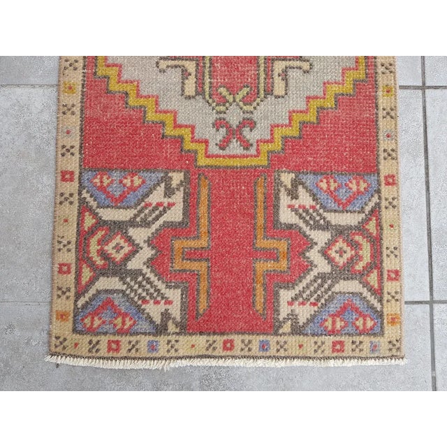 1950s Modern Vintage Area Rug For Sale - Image 4 of 10